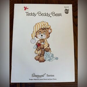 Teddy Beddy Bear Counted Cross Stitch pattern pamphlet Teddy‎ Bears